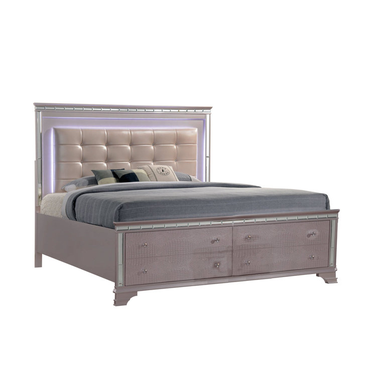 Rosdorf Park Dunshee Tufted Storage Platform Bed & Reviews Wayfair Canada